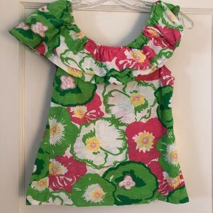 Lilly Pulitzer ruffle top